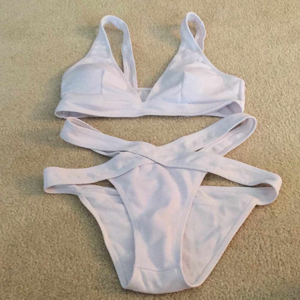 White Swim suit